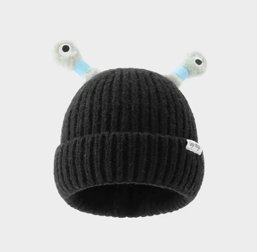 Warm Ear Protection Wool Cartoon  Beanie With glowing tentacles - Picture 7 of 20