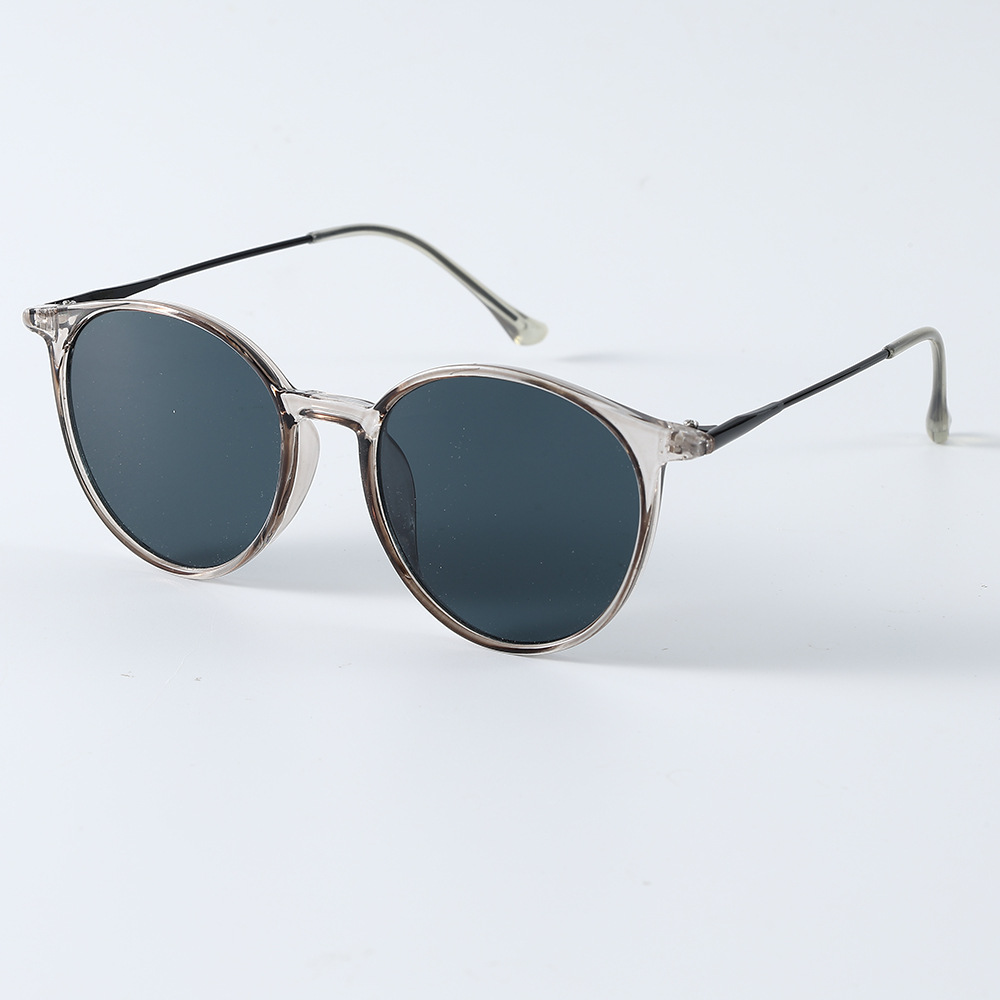 New Artistic Round Frame Women's All-match Face-looking Small Sunglasses - Image 2