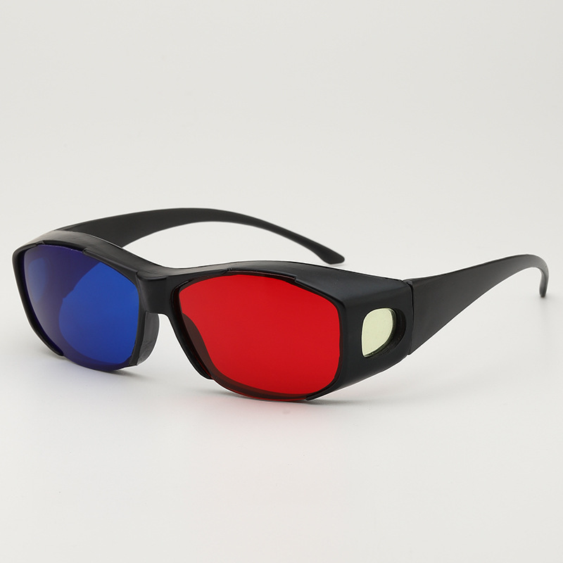 Red-Blue 3D Glasses Set Of Glasses Large Frame - Image 2