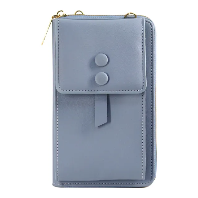 Women's Bag Shoulder Crossbody Pannier Bag Solid Color Simple Student Cross border E commerce Multi purpose Package Blue - Shop at LoveMi