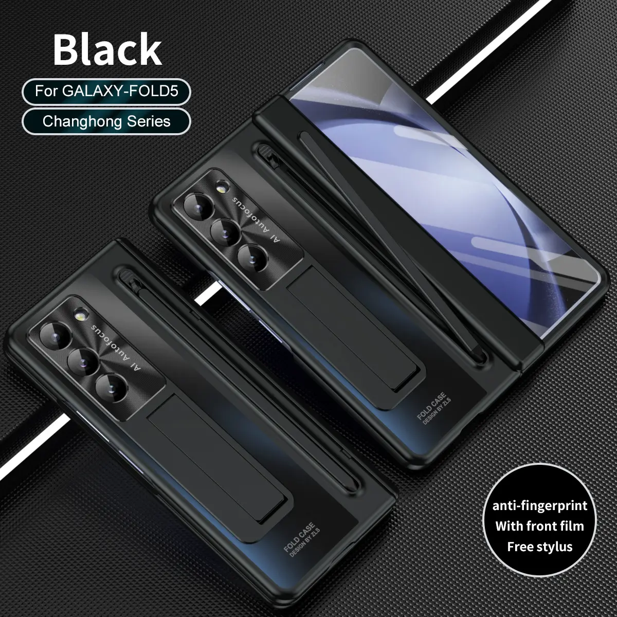 Folding Pen Slot Integrated Drop-resistant Phone Case