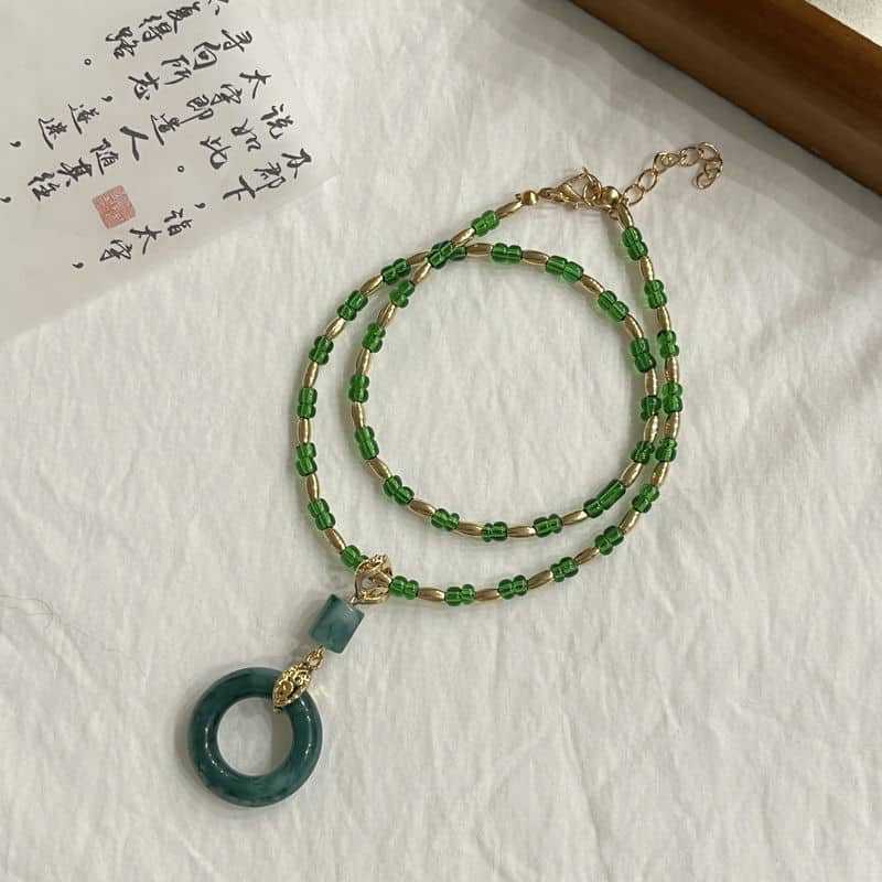 Jade Pendant Necklace, picture 4 of 4