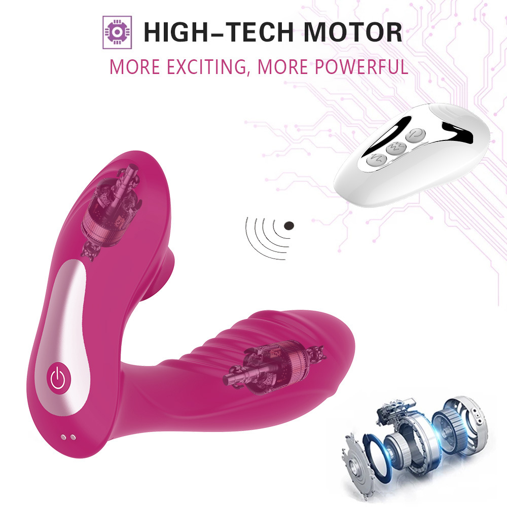 Teaser Sucking Wireless Remote Control Double Shock Vibrators 4