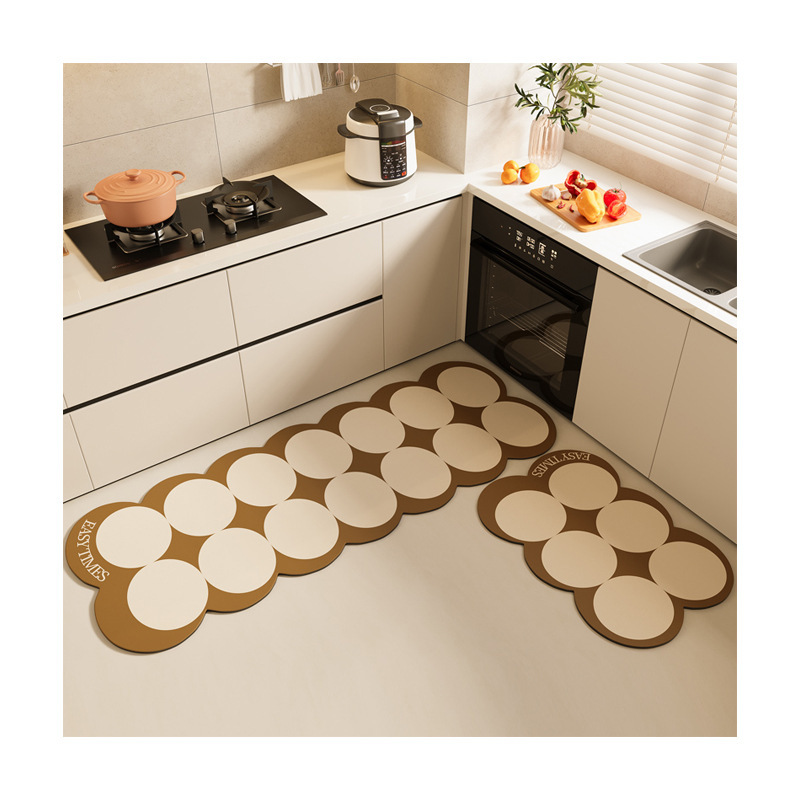 French Cream Style Kitchen Floor Mat Absorbent - Image 7