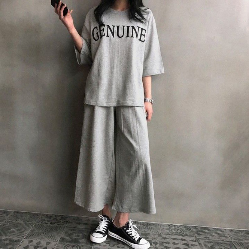 Fashionable Casual Loose-fit Plus-size Womens Set 3