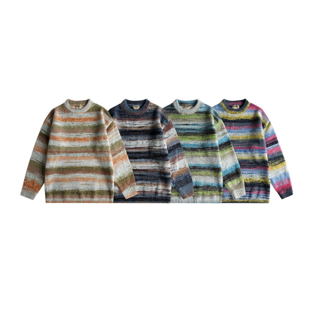 Versatile Casual Round Neck Sweater Neutral Fashion Brand Sweater