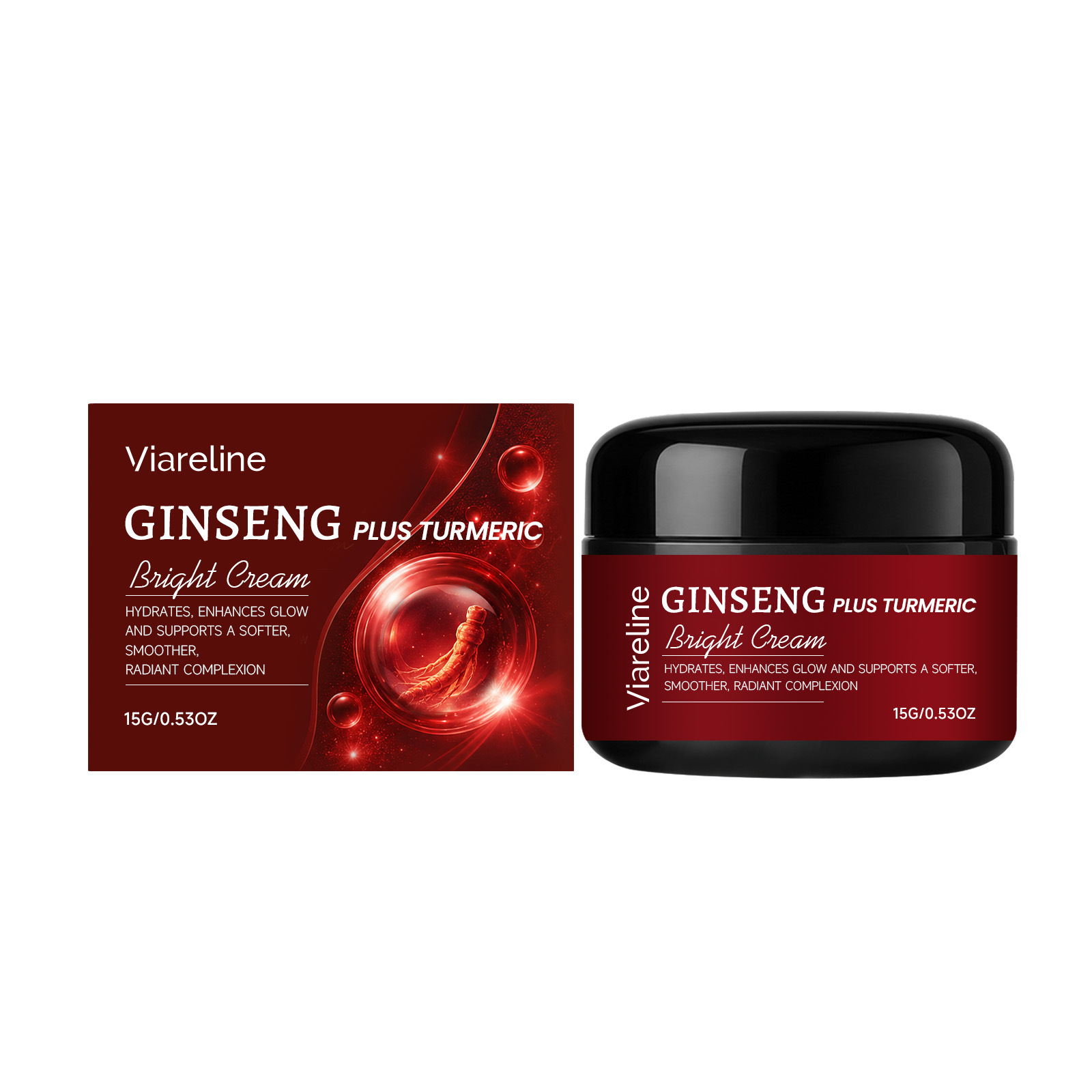 Ginseng And Turmeric Brightening Moisturizing And Cleansing Face Cream