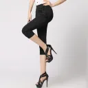 Black Cropped Trousers