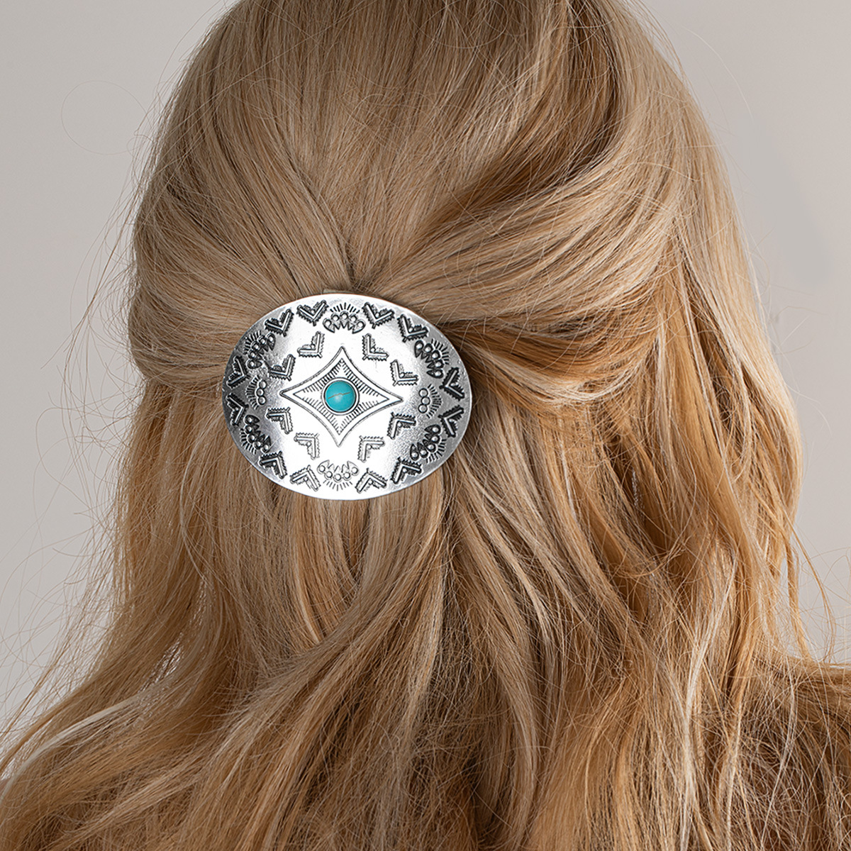 Geometric-pattern Womens Hair Accessory Hair Clip