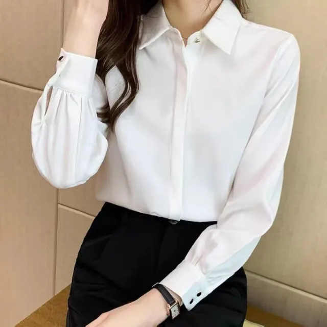 White Shirt Women's Autumn French Chic Top White - Shop at LoveMi