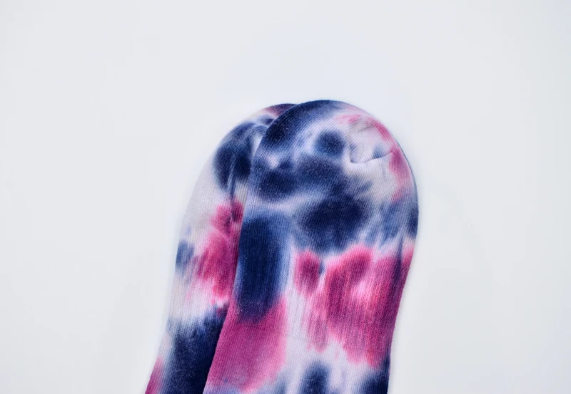 Title 19, Tie-Dyed Thin Tube Socks For Men And Women