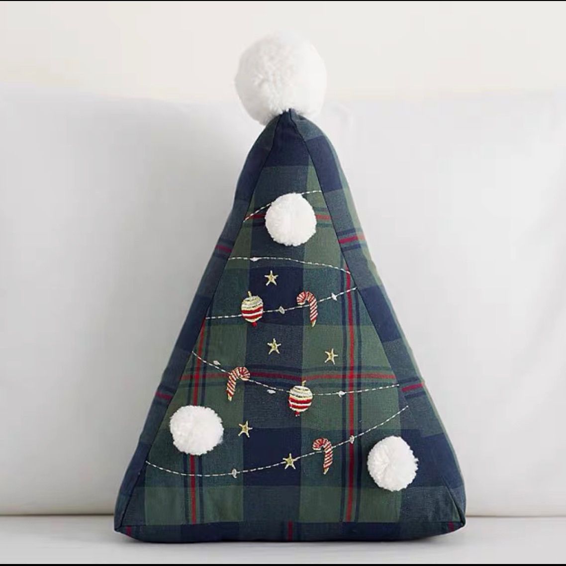 Ball Christmas Tree Pillow