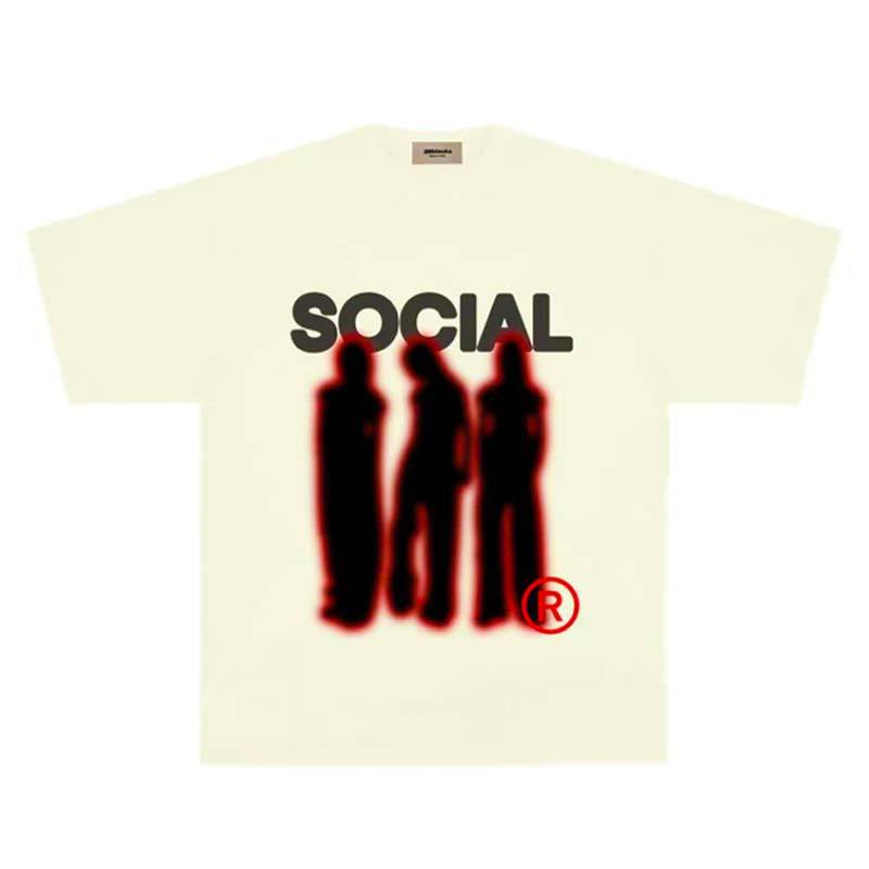 Men's Harajuku Gothic Tears Graphic Short-Sleeve T-Shirt Shir