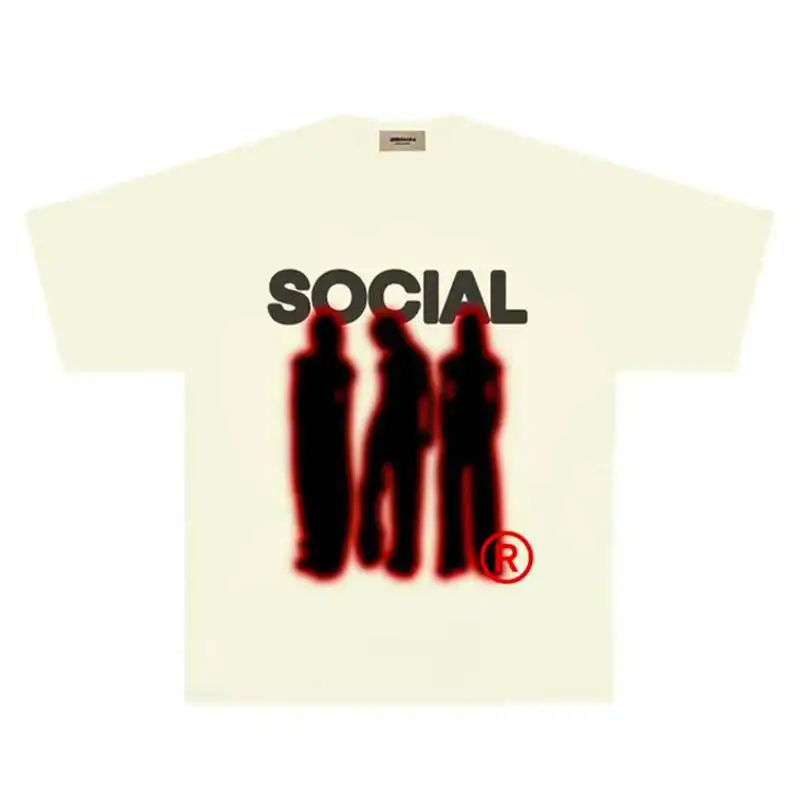 Men's Harajuku Gothic Tears Graphic Short-Sleeve T-Shirt Shir