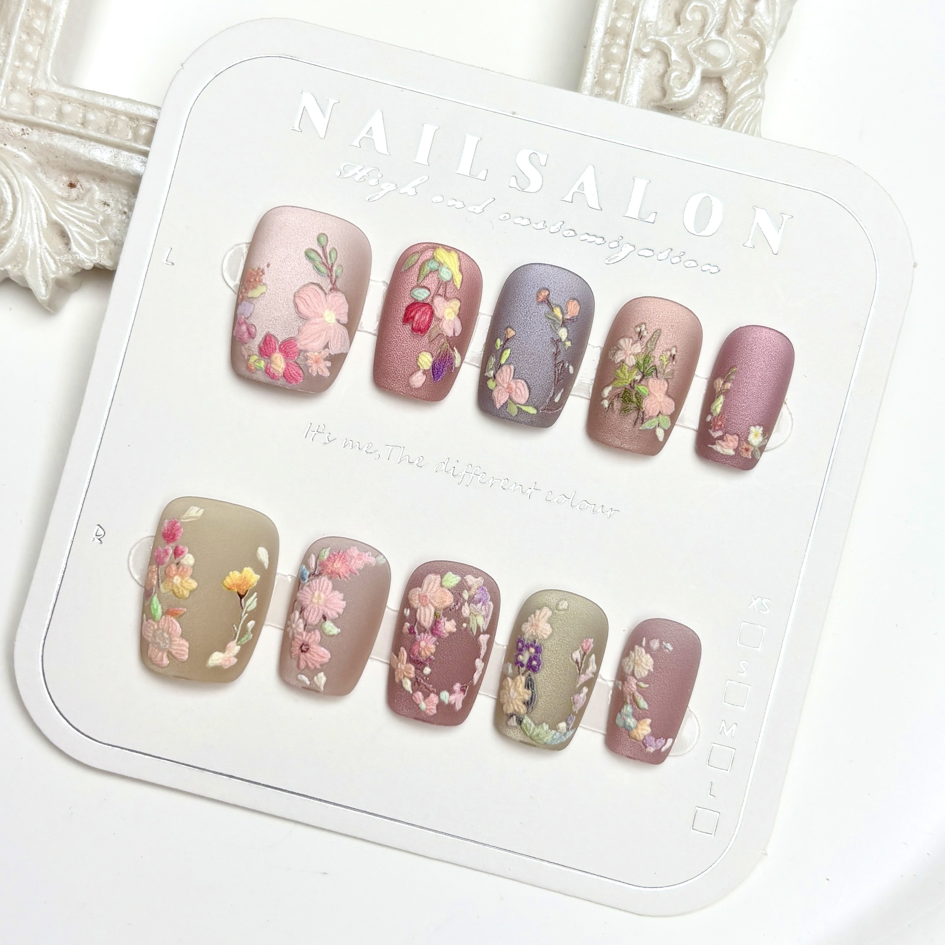 Matte Niche Vintage Nail Art Stickers