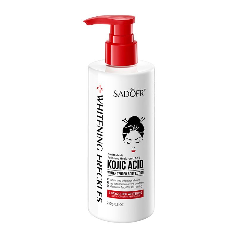 All-English SADOER Kojic Acid Brightening And Nourishing Body Lotion 2
