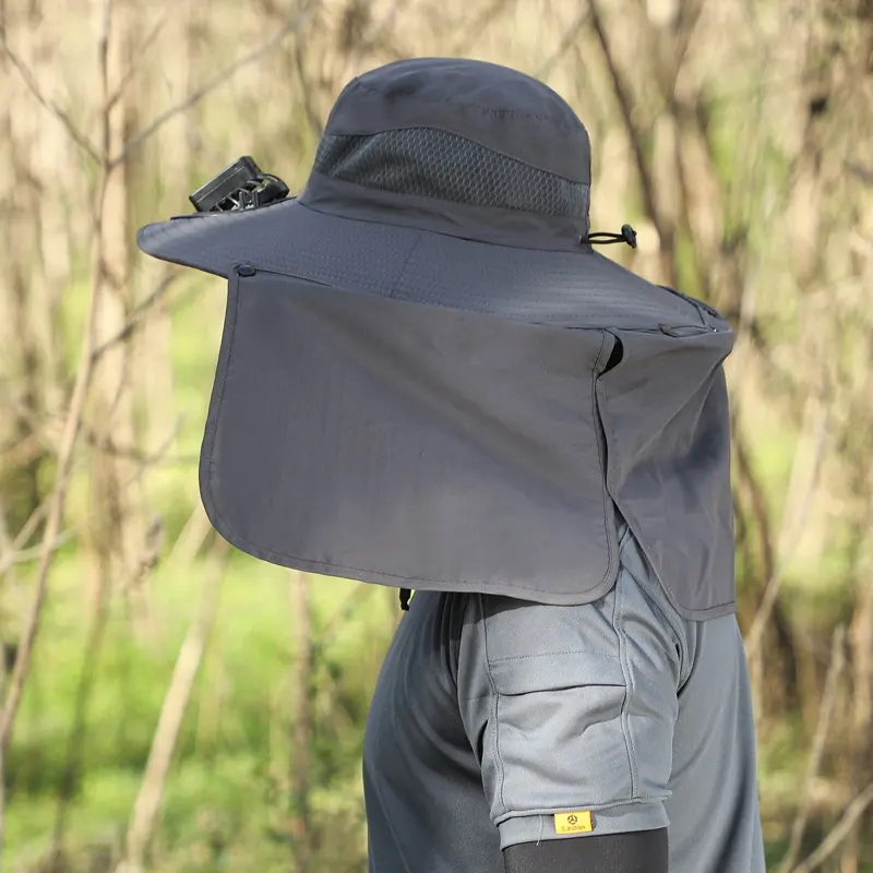 Outdoor Fan Hat Multi-purpose Rechargeable Wind