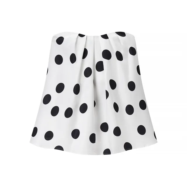 Fashionable Stylish New High Waist Polka dot Top Pants Polka Dot Printing Suit Top - Shop at LoveMi