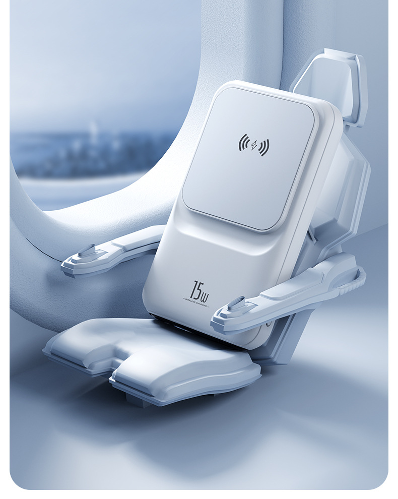 Magnetic Wireless Charger Power Bank With Cable Super Fast Charge Mobile Power 10000 MA 14