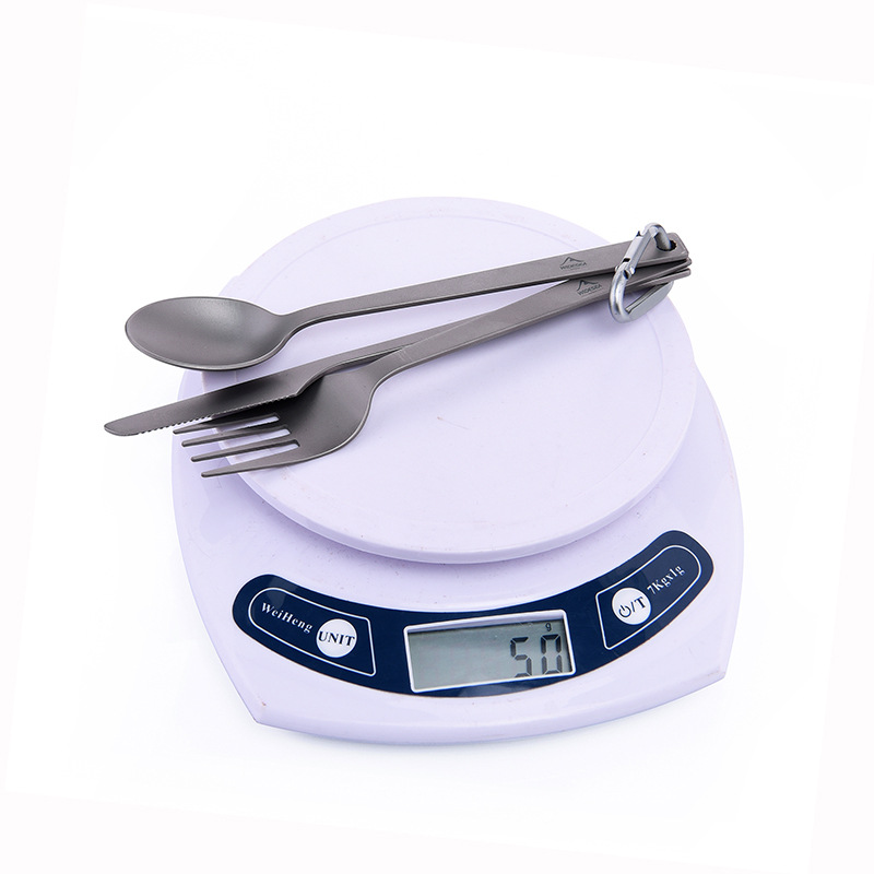 Pure Titanium Knife Fork And Spoon Combination