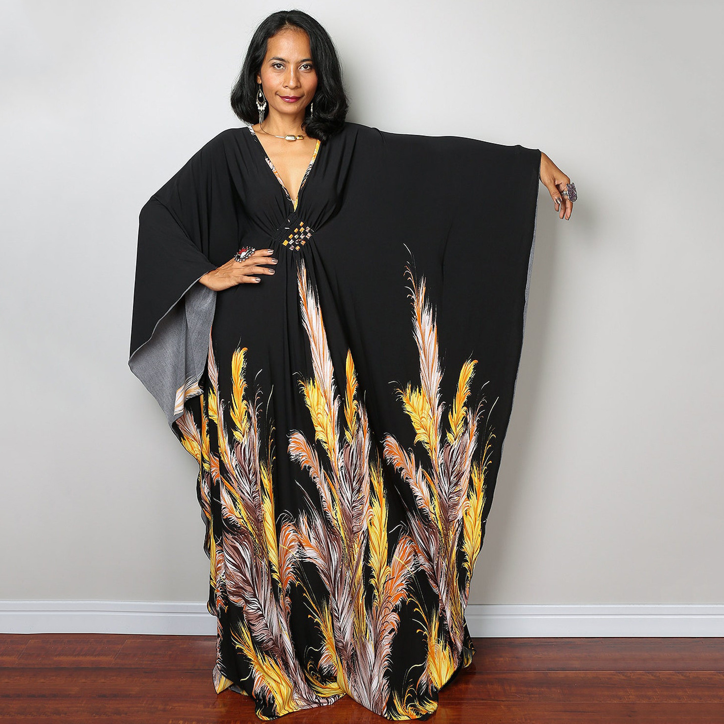 Beach Cover-up Robe Long Dress - Image 22