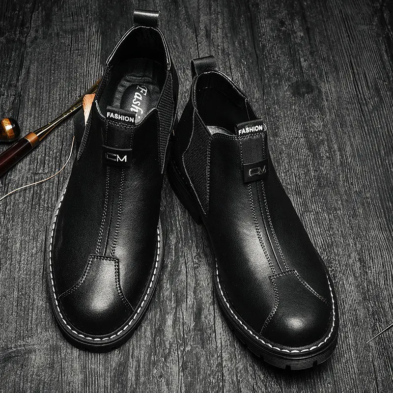 Men's Shoes Business Casual British Retro Platform