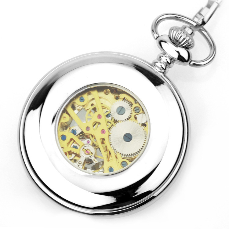 Mechanical Flip-Open Pocket Watch