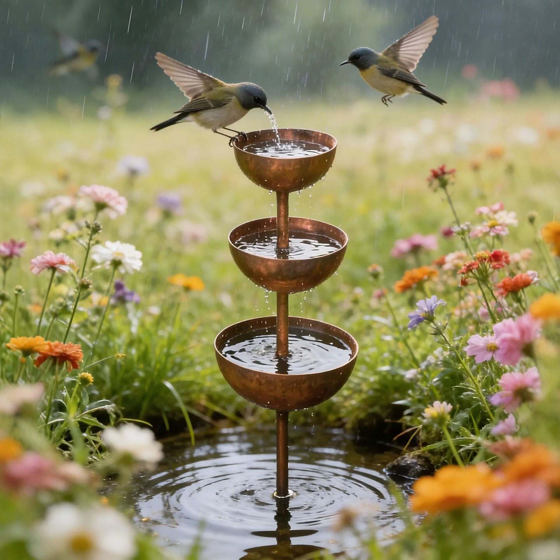 Rainwater Collector Plant Stand, picture 3 of 5