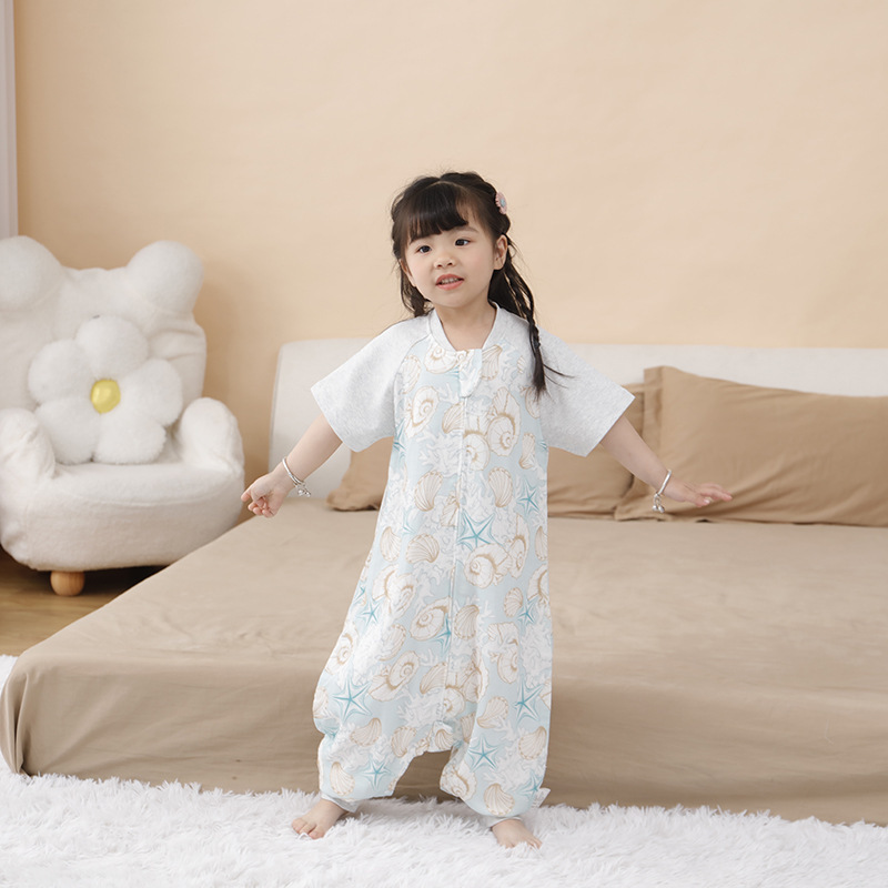 Baby Sleeping Bag Springsummer Bamboo Cotton Split-leg