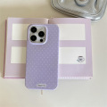 Purple Background Polka Dot