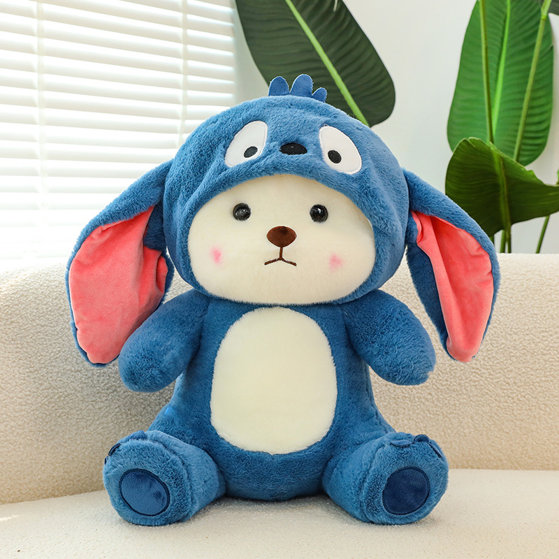 Colorful And Cute Strawberry Bear Plush Doll