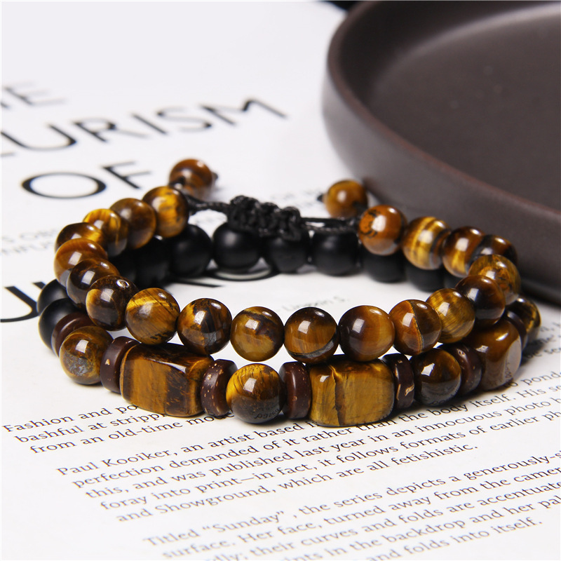 Cross-Border Bestseller Natural Tigers Eye Cube Set