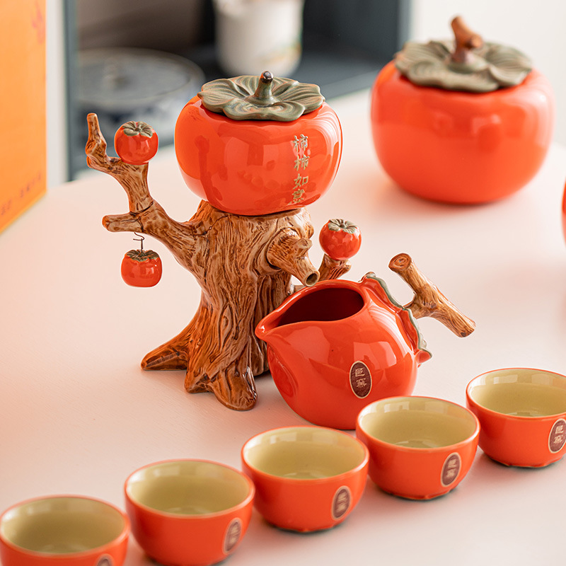 Business Gift Ceramic Tea Set Suit