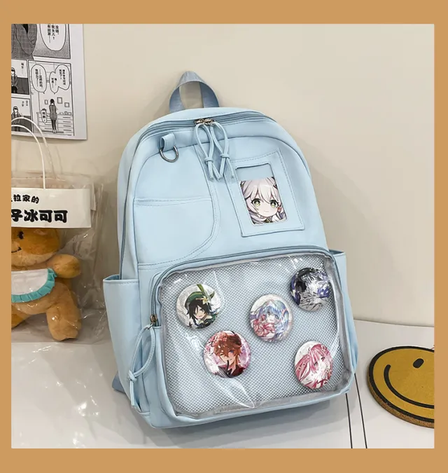 College Backpack Junior High School Students Blue - Shop at LoveMi