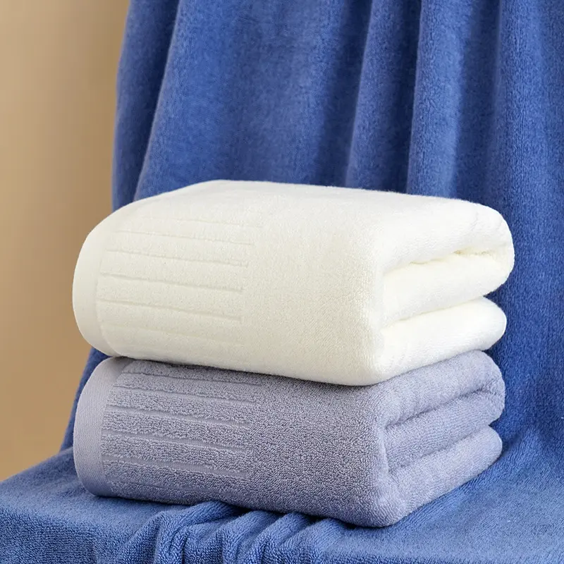 Pure Cotton Bath Towel Thickened Plus-sized Household