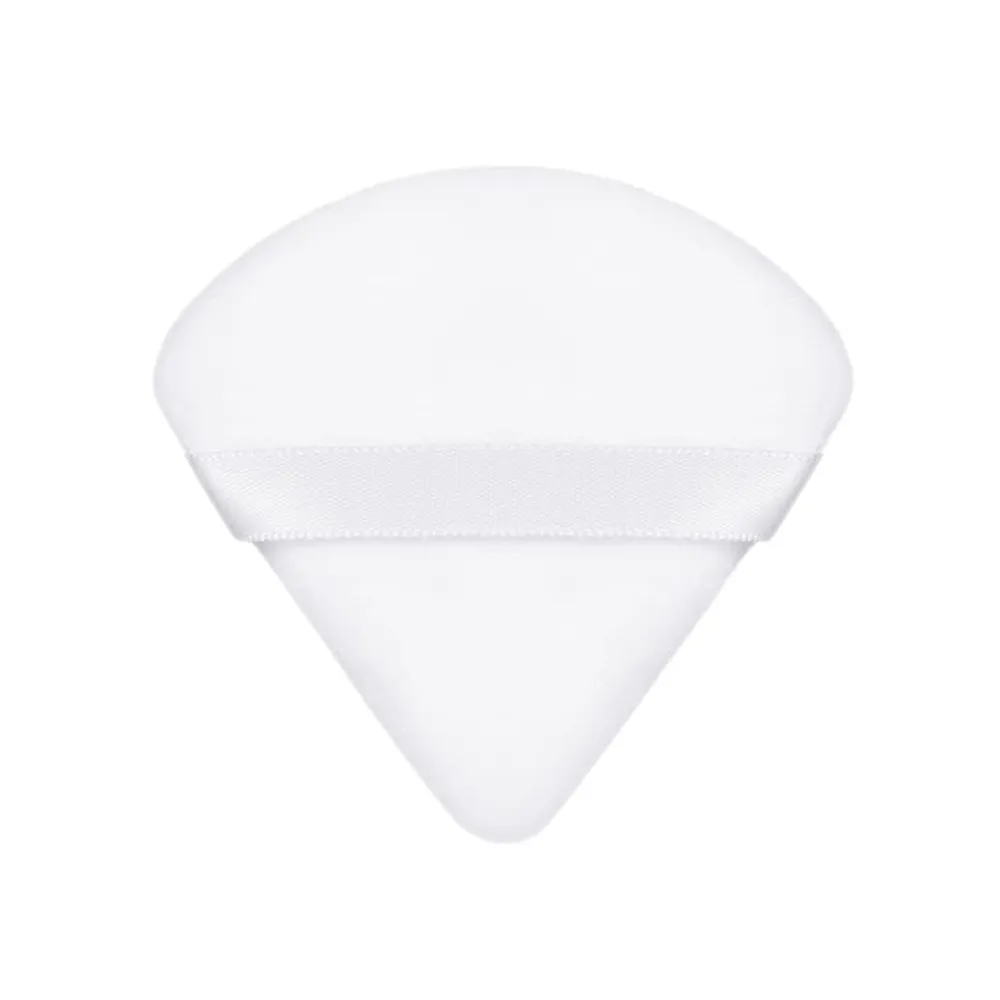 New Triangle Flocking Double-sided Makeup Cushion - White