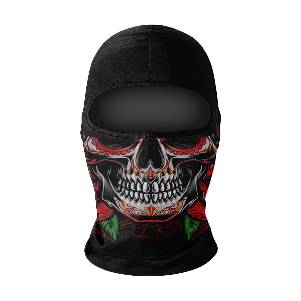 Summer Breathable Full Face Outdoor Sun Protection Quick-drying Ice Silk Headgear 35