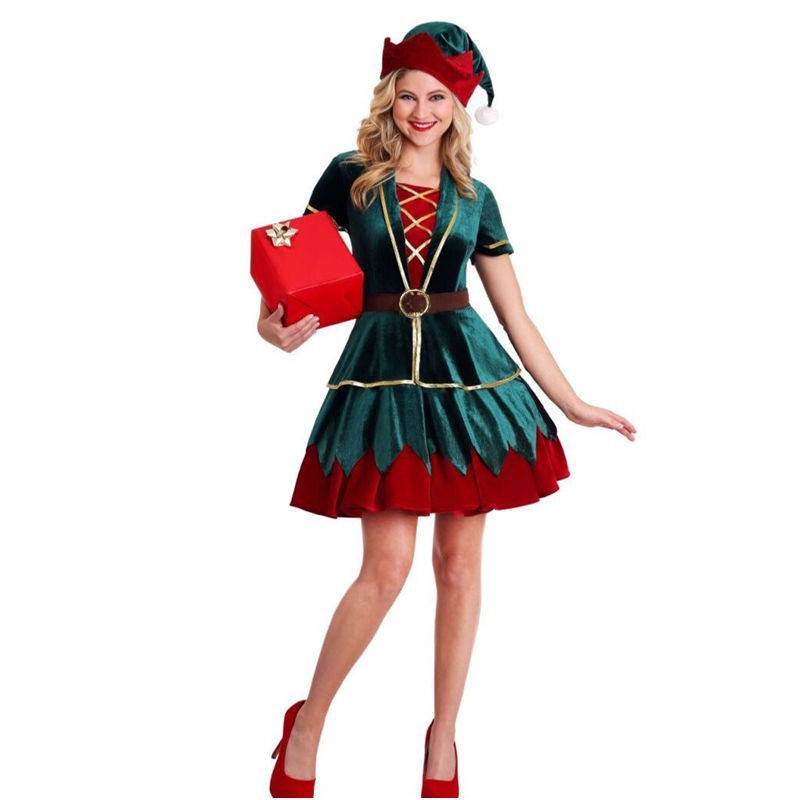 Santa Elf Costume For Men And Women