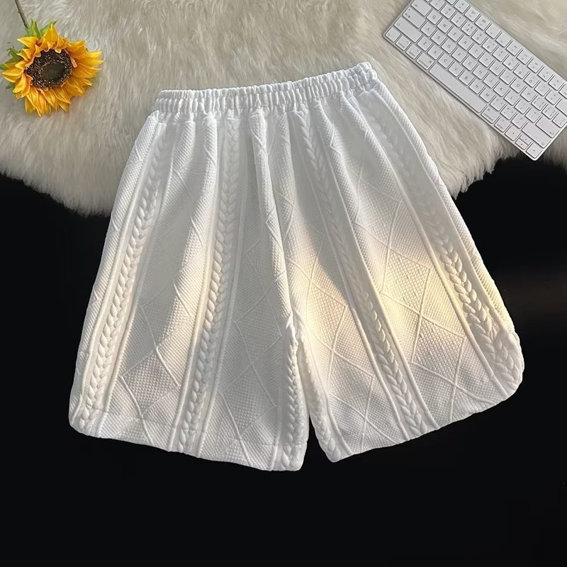 طقم قميص بولو مخطط بشورتات قصيرة الأكمام