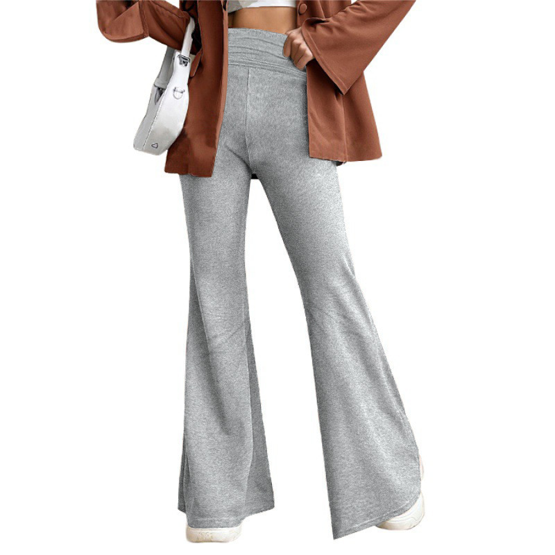Fashion Casual Autumn And Winter Slimming Comfortable Bell-bottom Pants