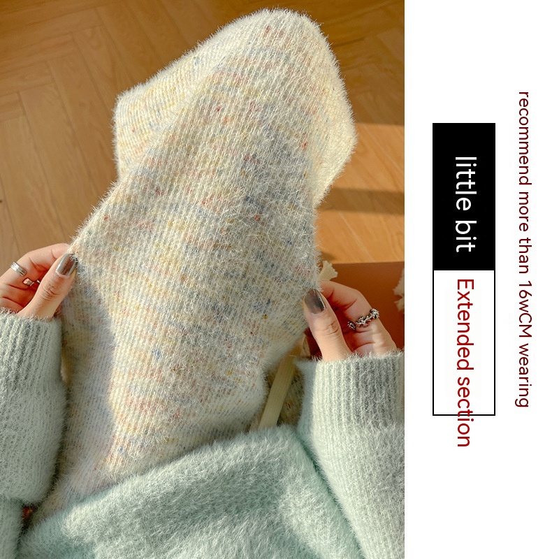 Women's Fashion Casual Draping Mop Straight Wide leg Pants Dot Lengthened - Shop at LoveMi