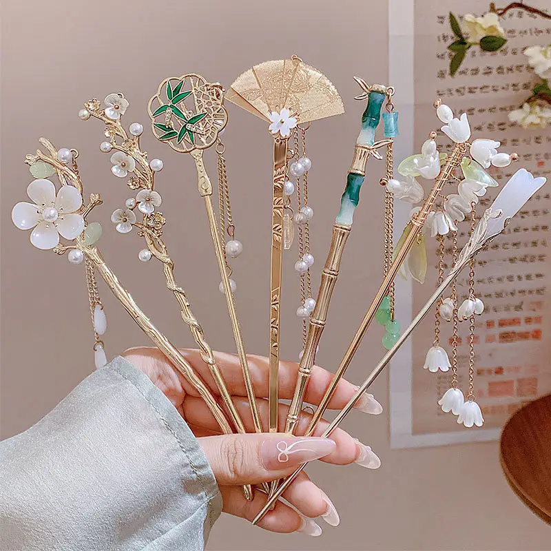 Dress Accessories Hairpin Headwear Antique Style Plate
