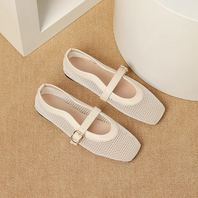 Summer Mesh Shoes Women's Breathable Shoes New Hollow Out Pumps White - Shop at LoveMi