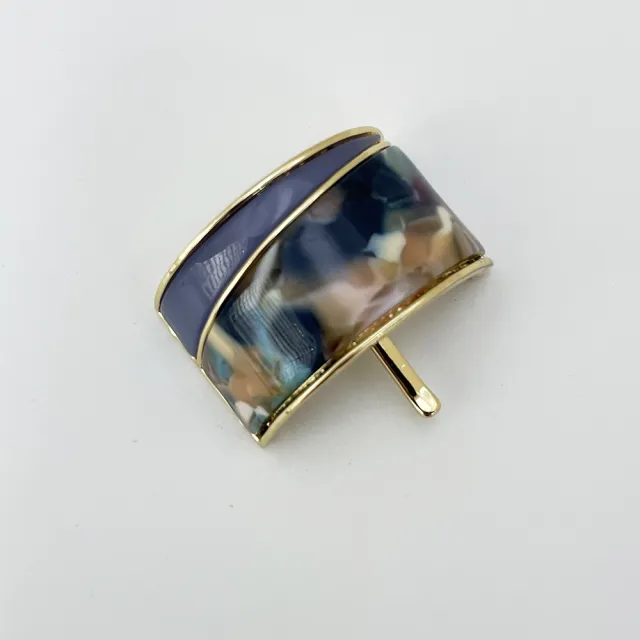 Simple Metal Low Ponytail Hair Clip Back Head Barrettes 506 Blue - Shop at LoveMi