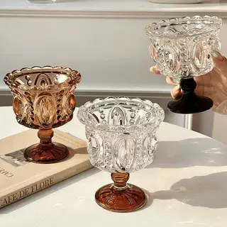 Creative Carved Home European Simple Glass