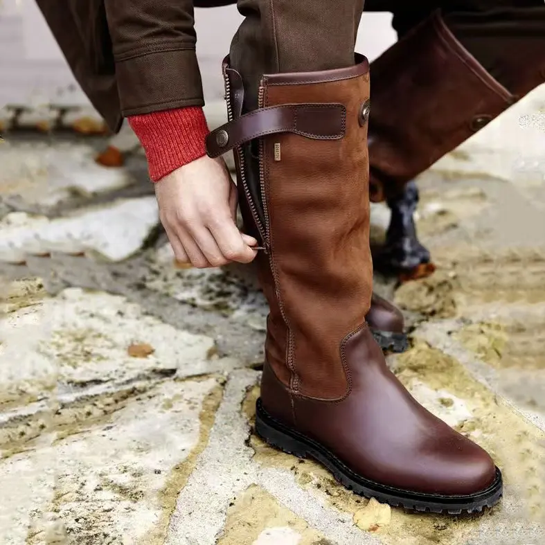 Retro Outdoor Riding Boots