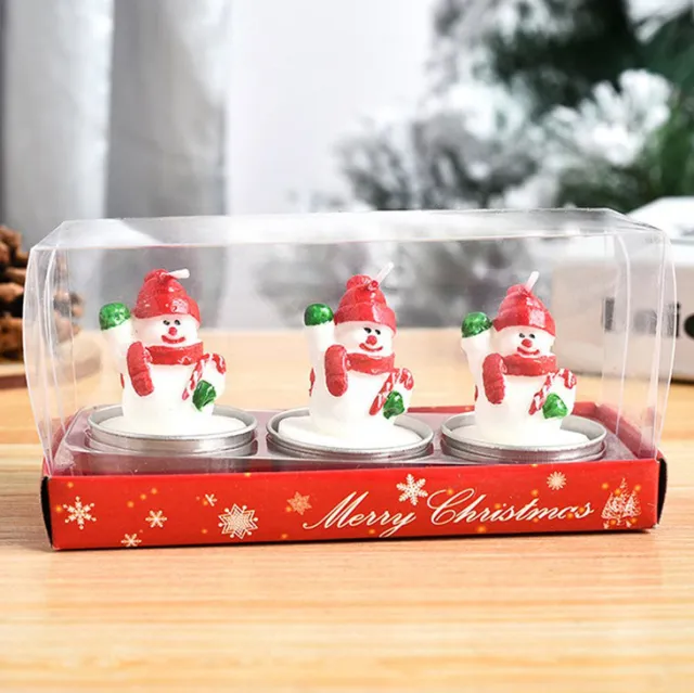 Christmas Crafts Candle Painted Decoration Christmas Gift Snowman Style - Shop at LoveMi