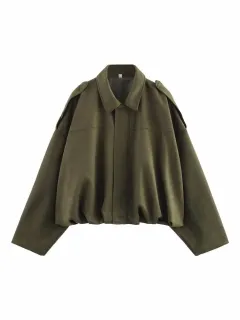 Women's European And American Style French Suede Texture Effect Coat - Top-S - View 1
