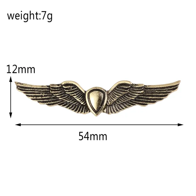 Golden M Badge Oil Drip Brooch Last Survivor Brooch 1 - Shop at LoveMi
