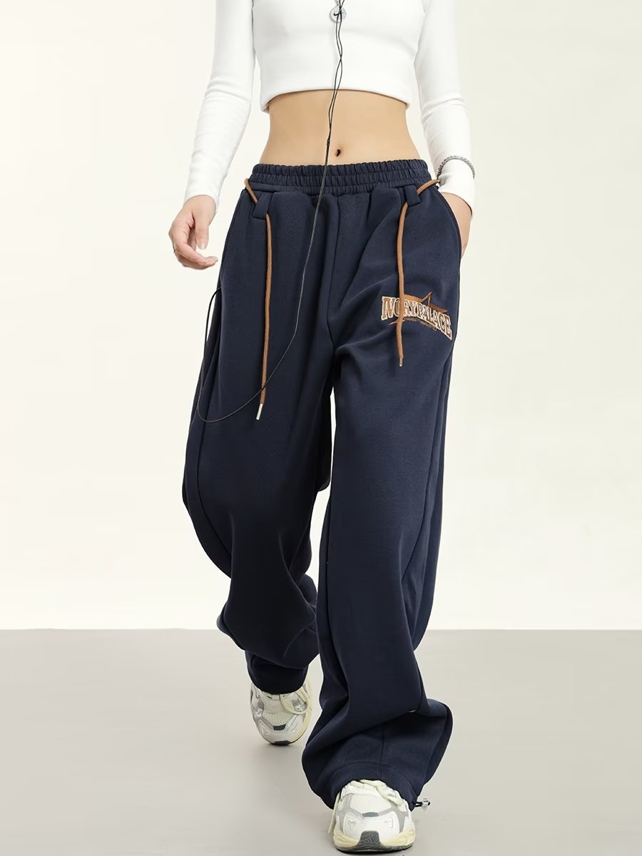 All-matching Loose Simple Trendy Fashion Sports Casual Pants
